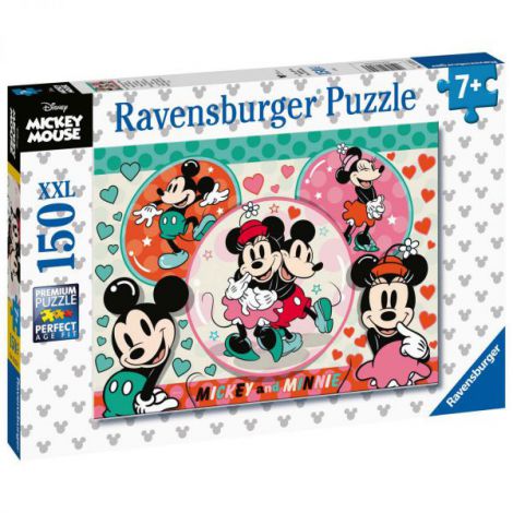 Puzzle Mickey & Minnie 150 pcs Ravensburger - imagine 3