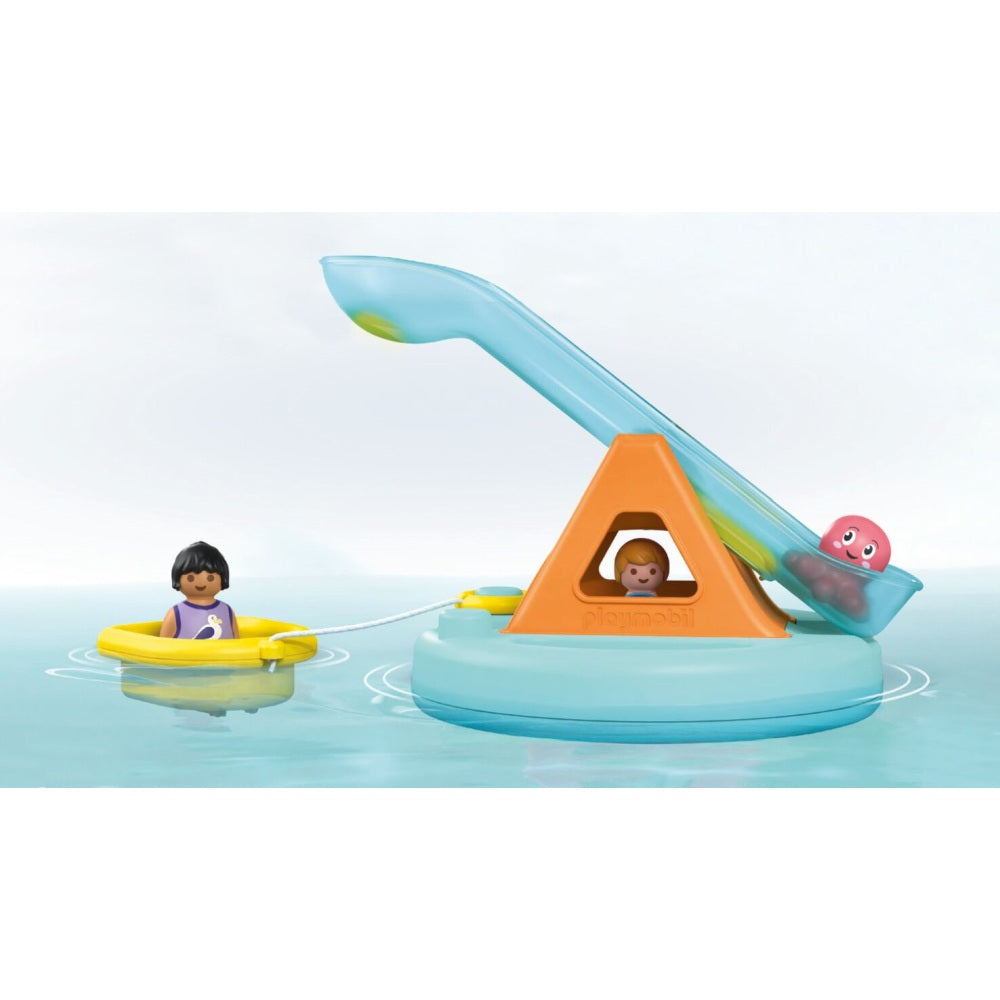 Balansoar apă Playmobil Junior Aqua - Distracție la baie - imagine 3