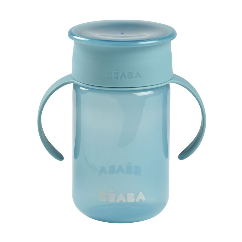 Cana de invatare Beaba 340 ml Blue - imagine 4