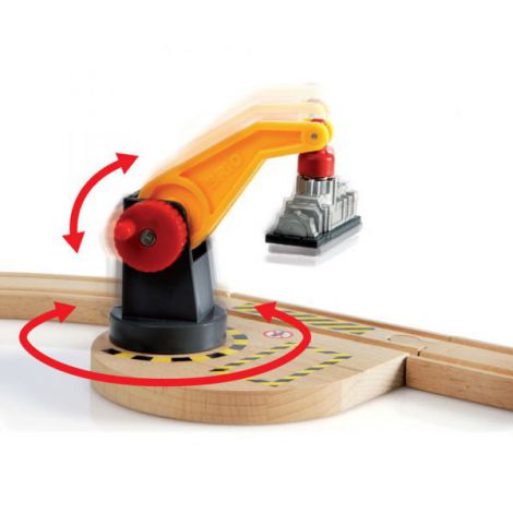 Set Deluxe Cale Ferată Brio 33097 cu Trenuri de Marfă - imagine 8