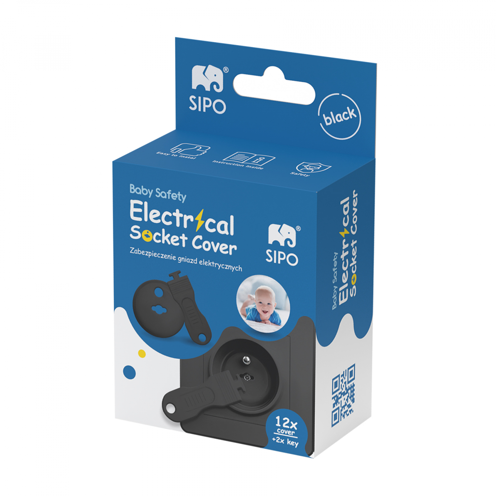 Set 12 Capace Prize Sipo Baby Safety cu Cheită