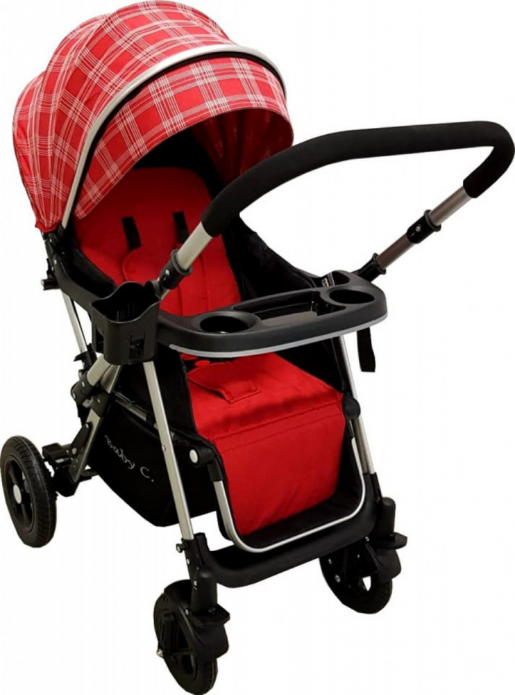 Carucior Baby Care PRO 511 Reversibil, Cadru Aluminiu - imagine 2