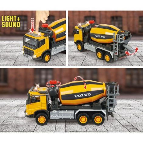 Camion Betoniera Majorette Volvo cu Sunete - imagine 4