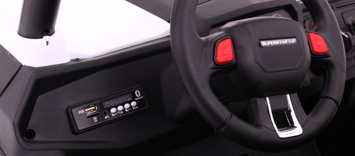 Masinuta Electrica UTV 4x4 2 Locuri Rosu | Autokids - imagine 8
