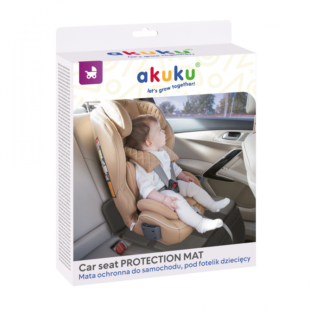 Protectie Scaun Auto Akuku | Covoras Negru Universal - imagine 4