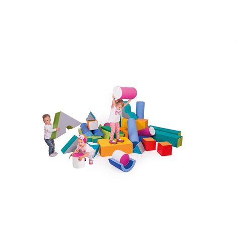 Moje Bambino Set 33 Blocuri Spuma cu Huse Detasabile - imagine 4