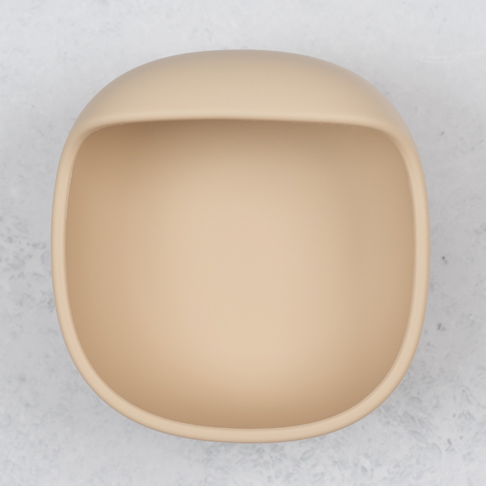 Bol Silicon Ventuza AppeKids Classic Beige - imagine 5
