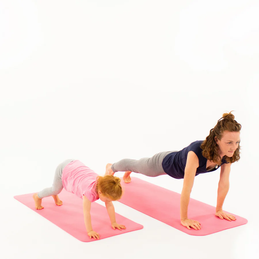 Set Yoga Mama și Copil Sun and Moon Roz | Soul Mates - imagine 7