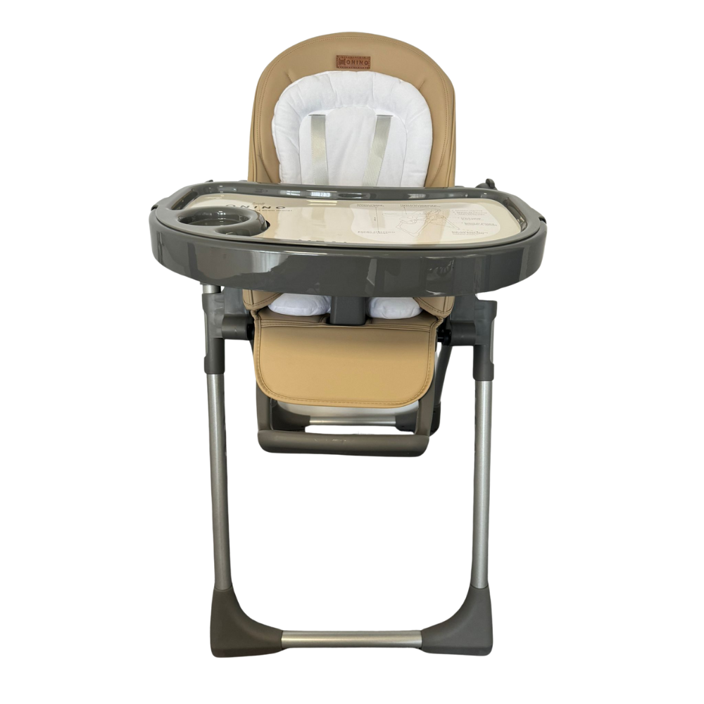 Husa scaun masă Onino Meal.me Beige | Antimurdărie - imagine 3
