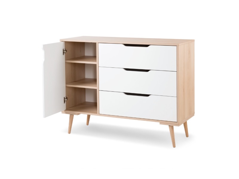 Set Mobilier Copii Klups Sofie Alb Natur - imagine 6