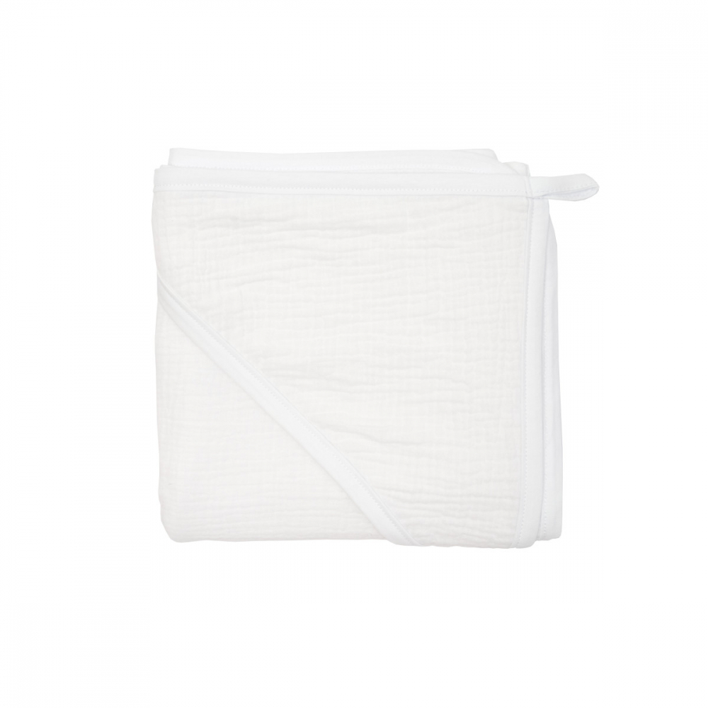Prosop Muselina Twins Alb 100x100 cm