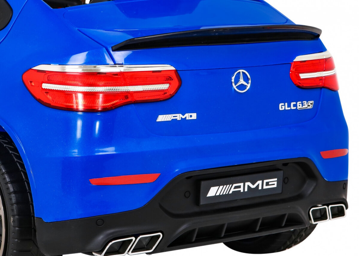 Mașinuță Electrică Mercedes AMG GLC63s 4x4 Albastru - imagine 7