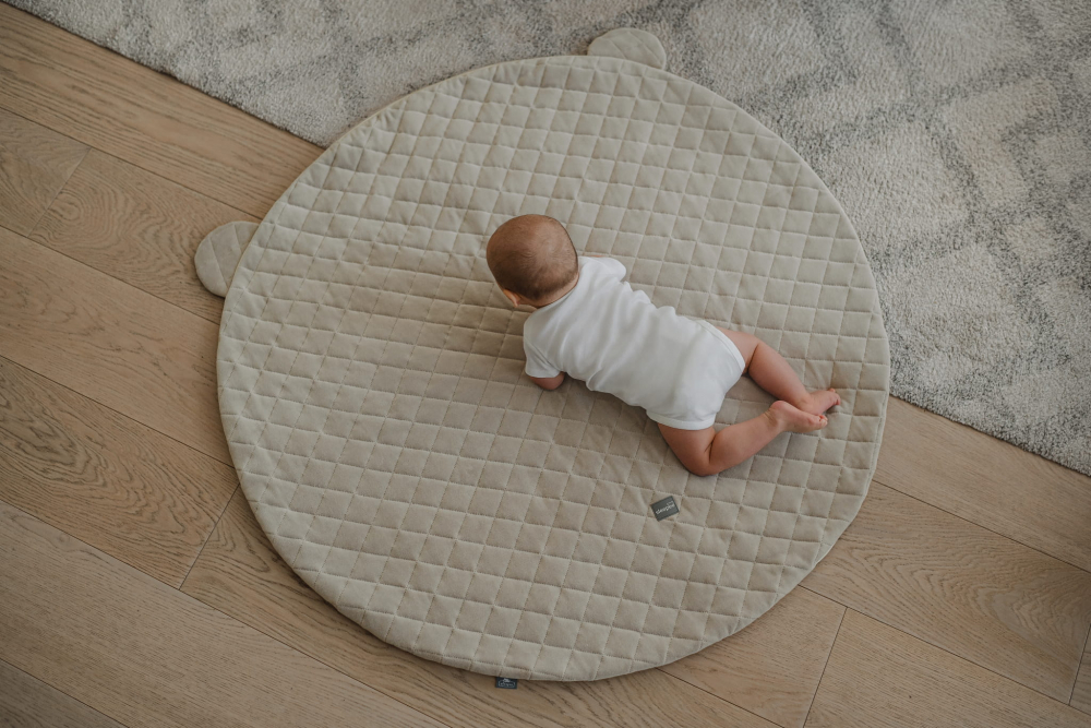 Covor joacă Nor Pufos Royal Baby 120cm, Catifea moale