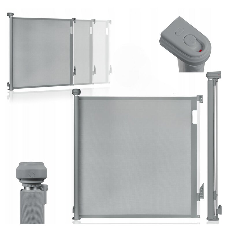 Poarta Siguranta Lionelo Thea Gri, 80x140 cm - imagine 12