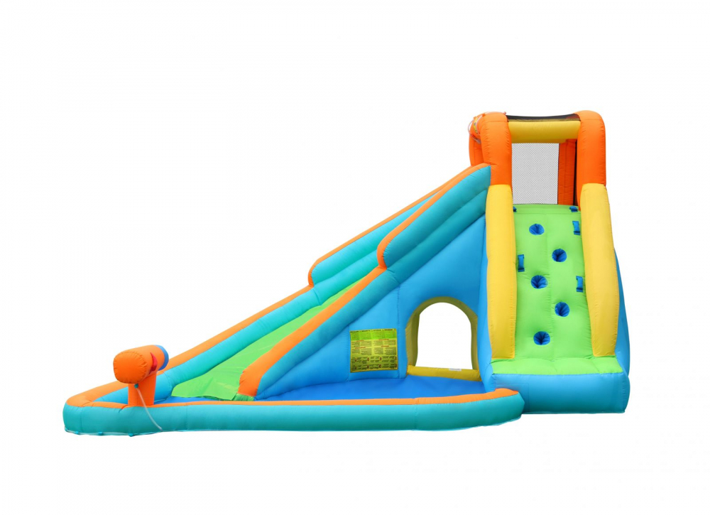 Saltea gonflabila Happy Hop cu piscina si tobogan - imagine 4
