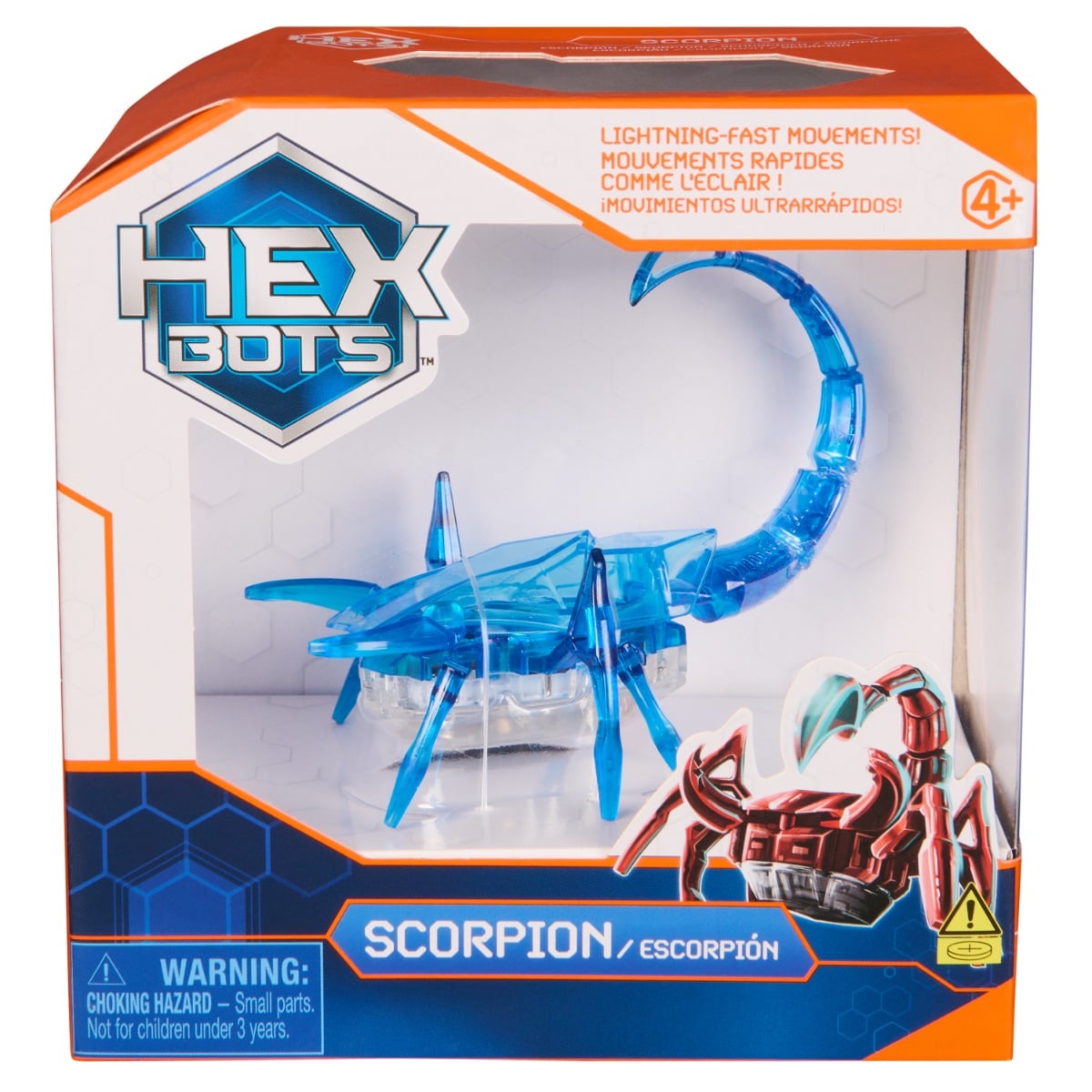 Scorpion Interactiv Hexbots Blue - Robot care sare pe pereți