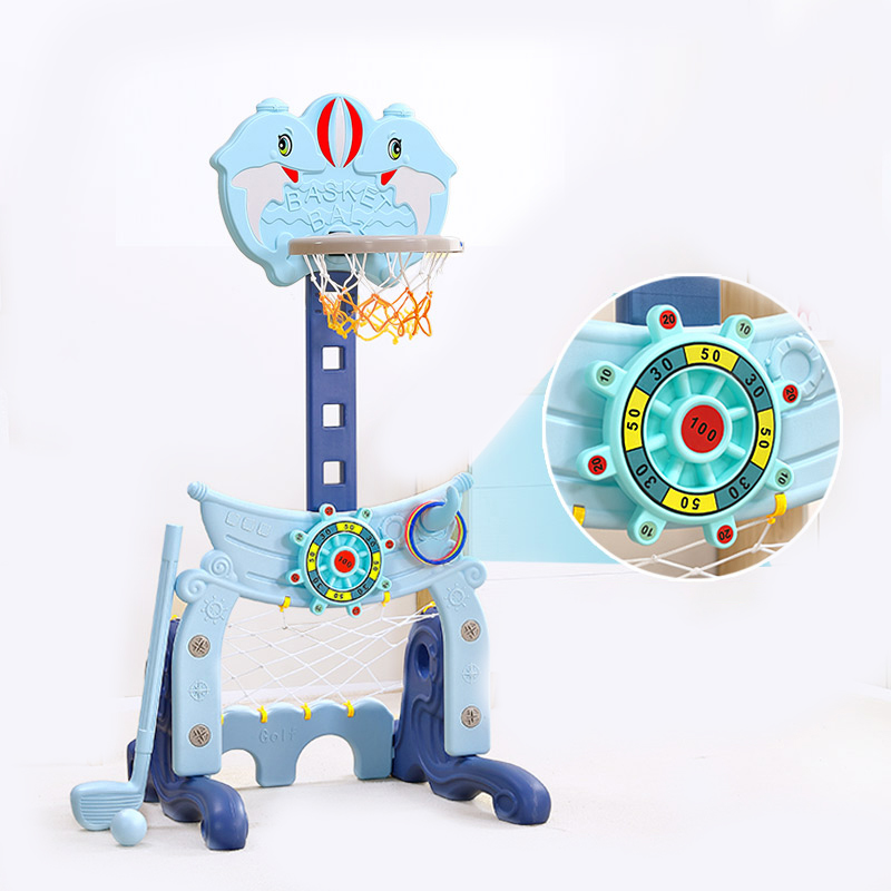 Set Joaca 4 in 1 Nichiduta Garden Dolphin Blue - imagine 6