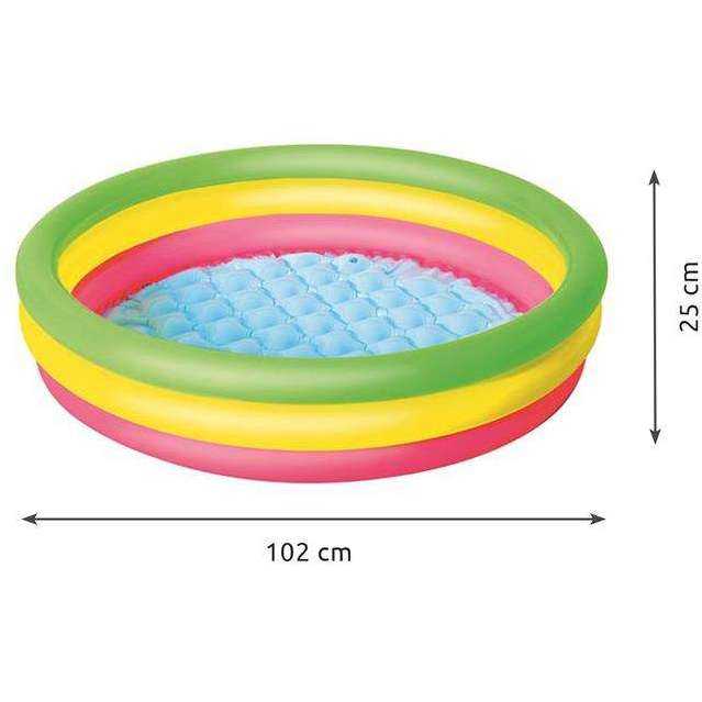 Piscina Gonflabila Bestway, 3 Inele, 102x25cm - imagine 3