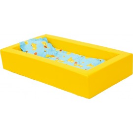 Patut Cresa Galben Moje Bambino cu Saltea - imagine 2