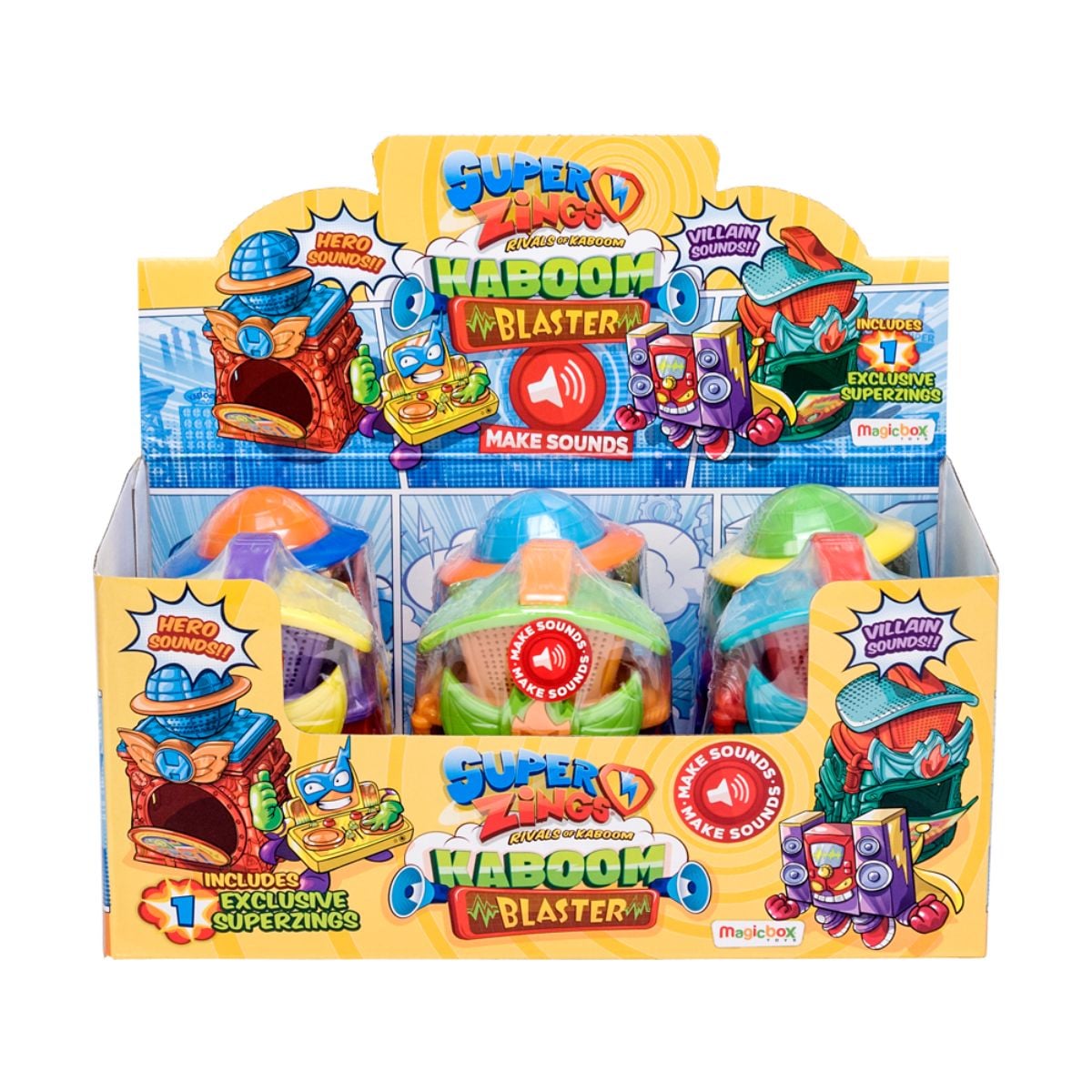 Set SuperZings Kaboom Blaster cu Figurina Exclusivă