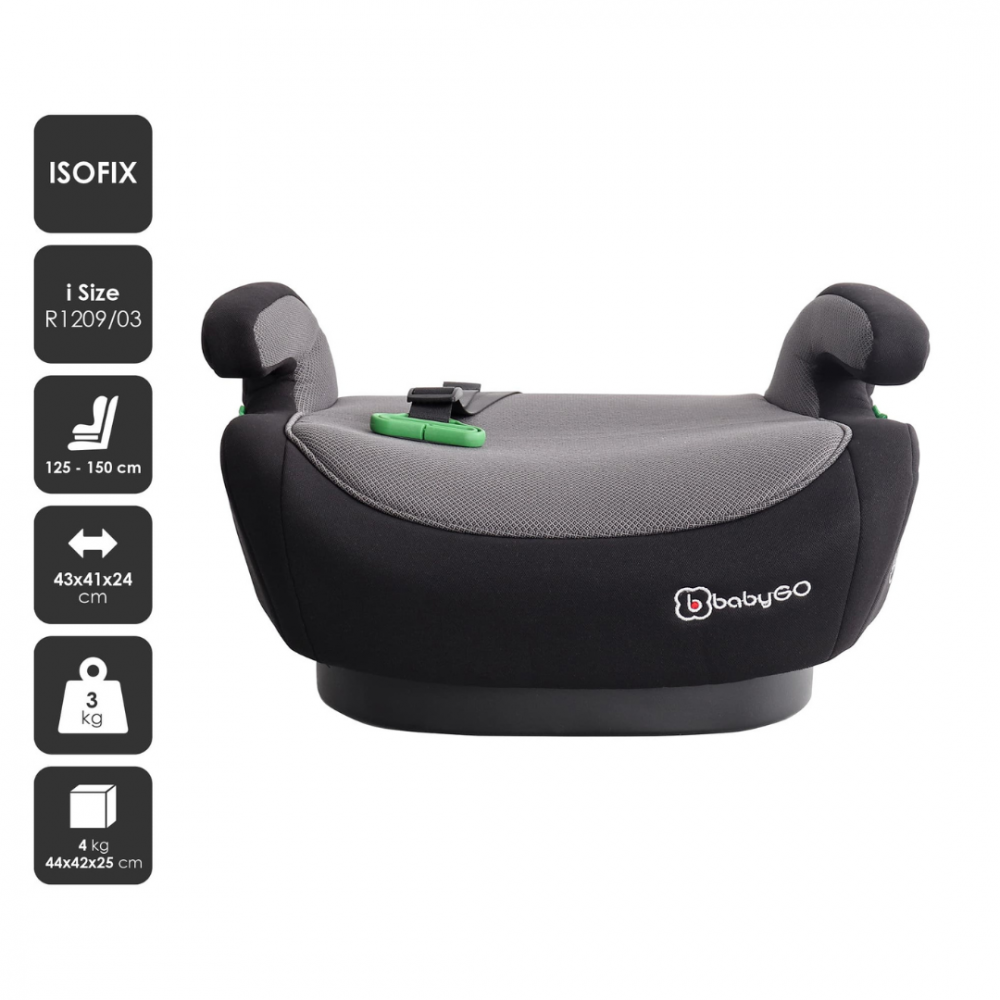 BabyGo Bursa IV Scaun Auto Booster Negru