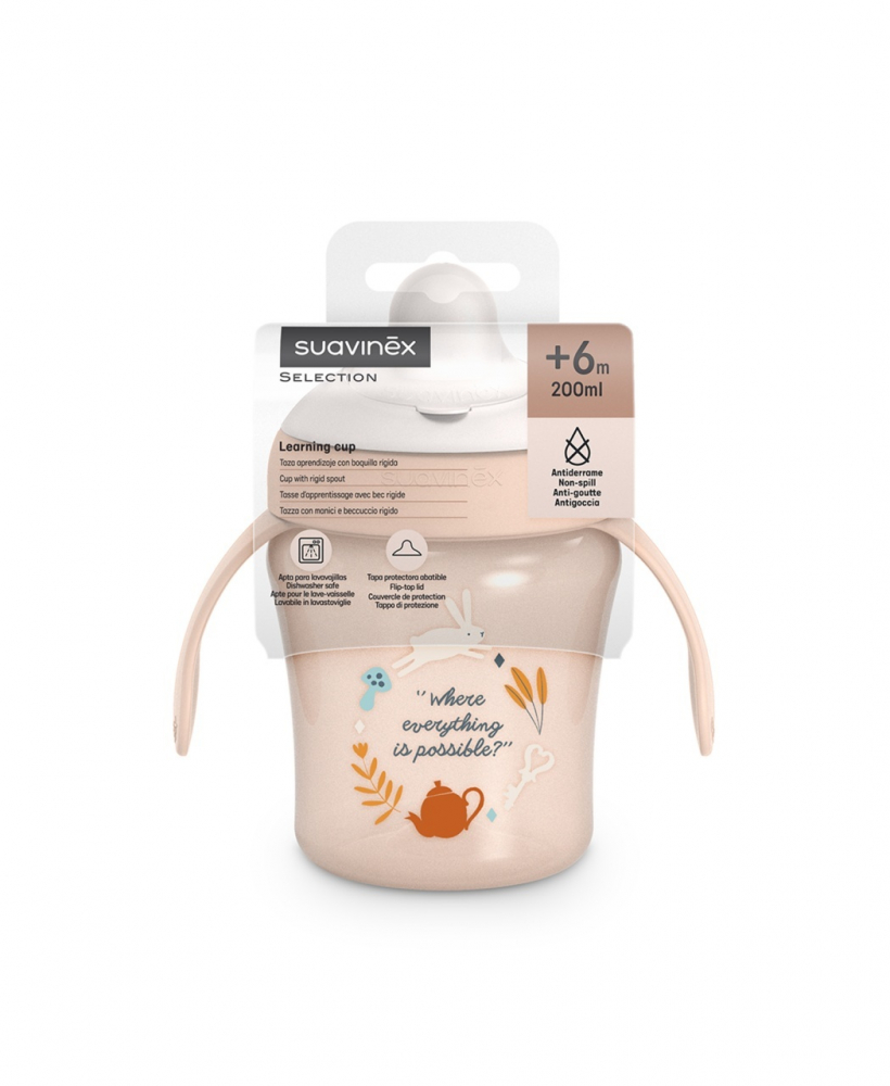 Cană Antrenament Suavinex Wonder Roz 200ml