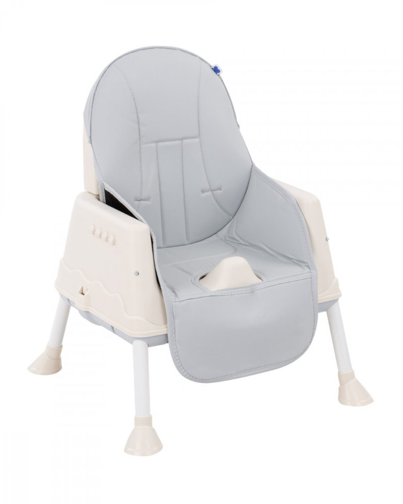 Scaun Masa KikkaBoo 3in1 Creamy Grey, Ergonomic - imagine 3