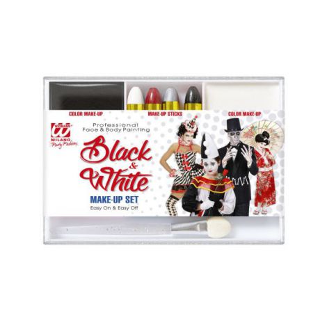 Widmann Set Machiaj Alb Negru Halloween