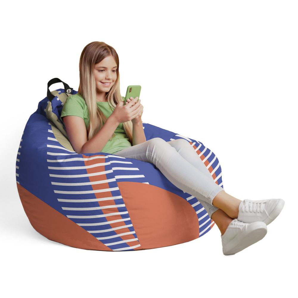 Fotoliu Puf Updeco Vision Blue - Relaxare Supremă - imagine 3