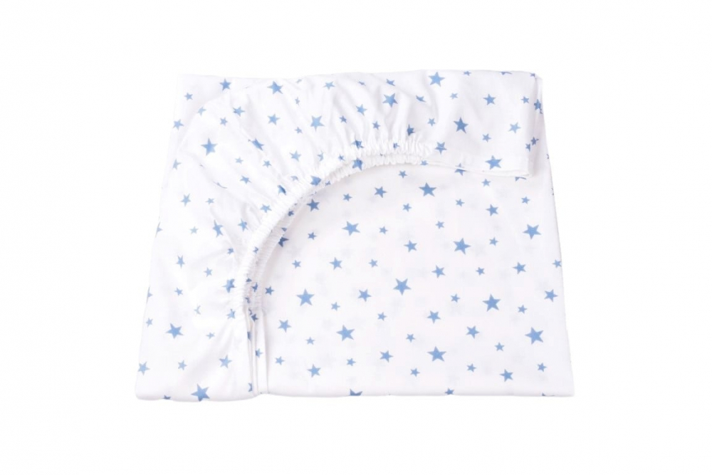 Cearsaf Patut Bumbac Bleu Confort Family - imagine 2