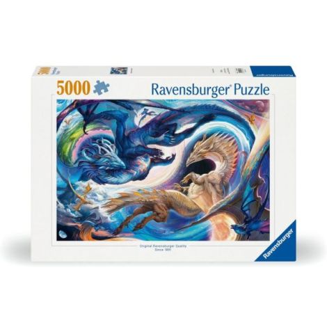 Puzzle Dragoni 5000 piese | Provocare Ravensburger