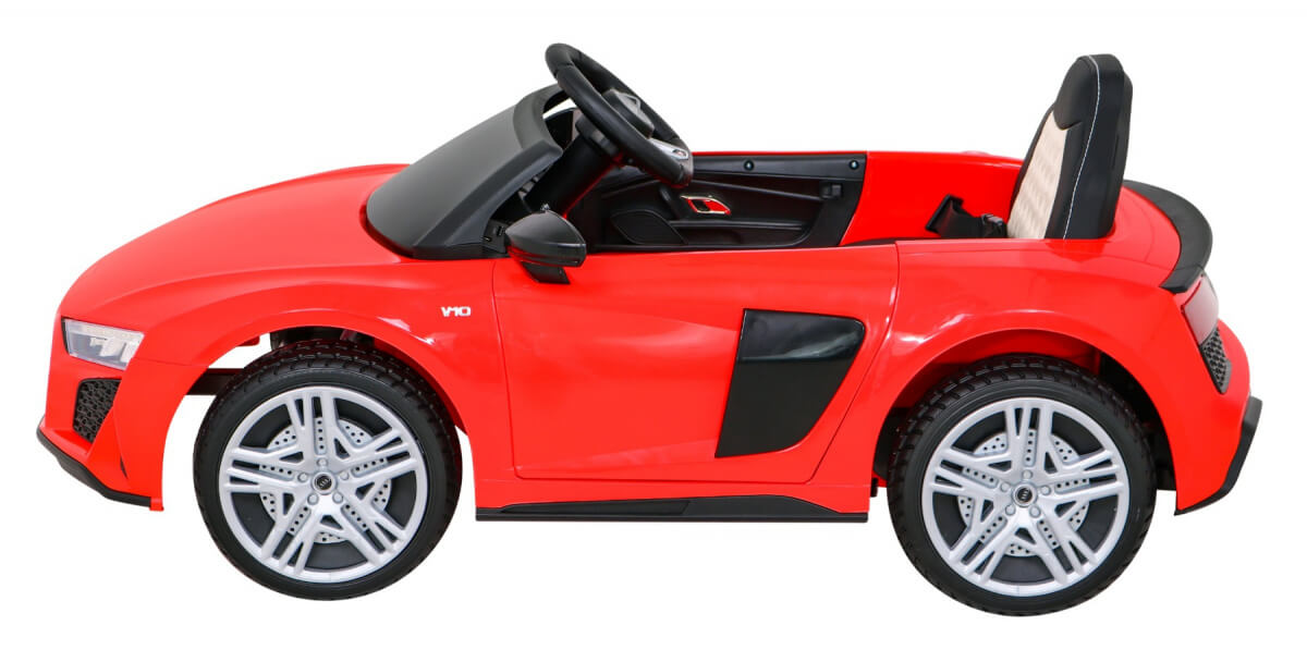 Mașinuță Electrică Audi R8 Lift Roșu - imagine 4