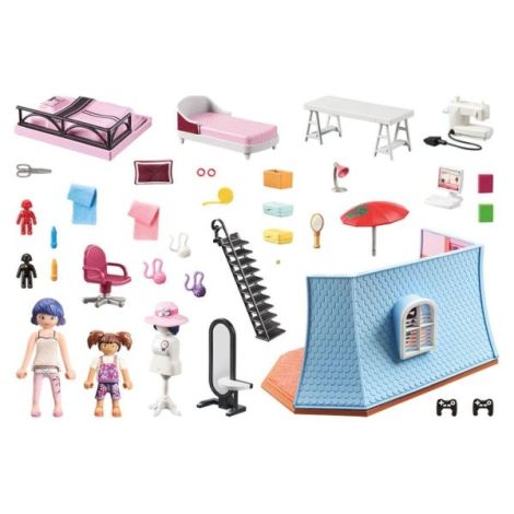 Playmobil Miraculous Loft Marinette - Aventuri Magice - imagine 3