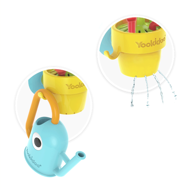 Yookidoo Floarea Albinuta | Jucarie Baie Educativa - imagine 3