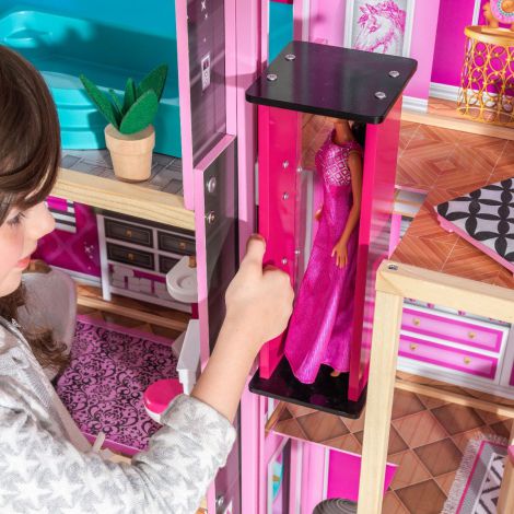 Casuta de Papusi Shimmer Mansion KidKraft - imagine 7