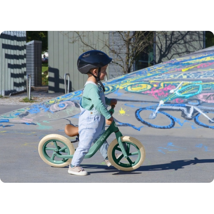 Nukido Bicicletă fără pedale Light Flee Verde - imagine 4