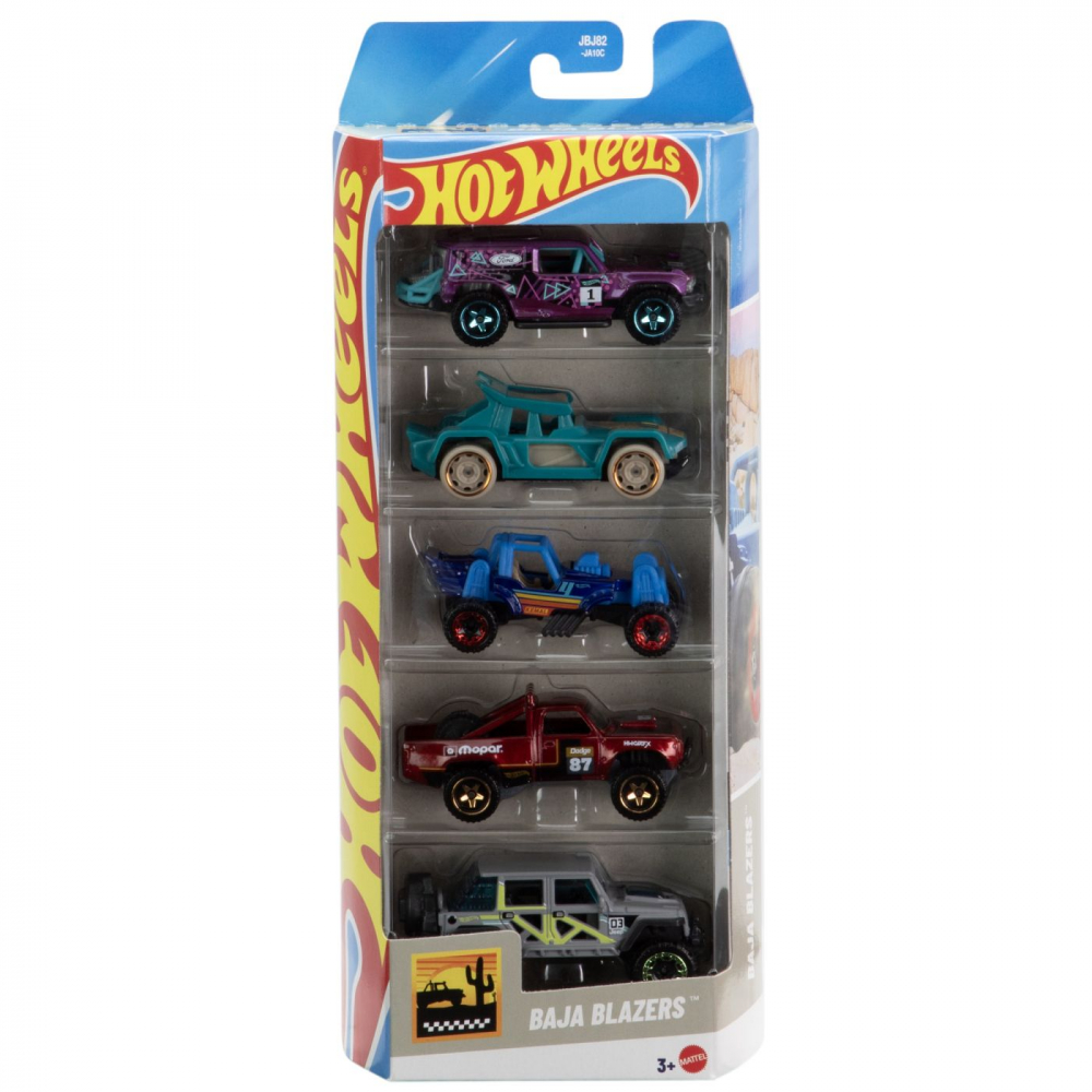 Set 5 Mașini Hot Wheels Baja Blazers Mattel