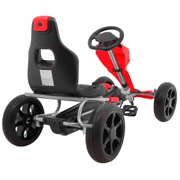 Kart Pedale Gokart Grand Ride Roșu 3 Ani+ - imagine 5