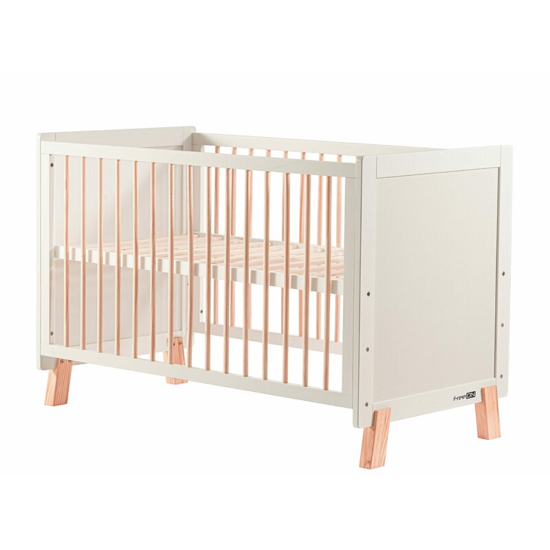 Patut lemn bebe 120x60 cm FreeON Ava Basic Alb