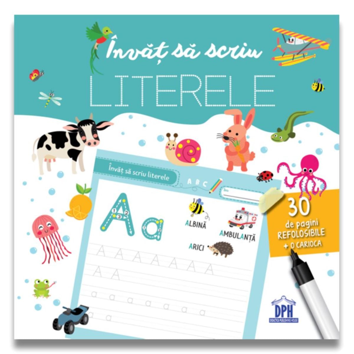 Dph Învață să Scrii Literele, Caiet Refolosibil