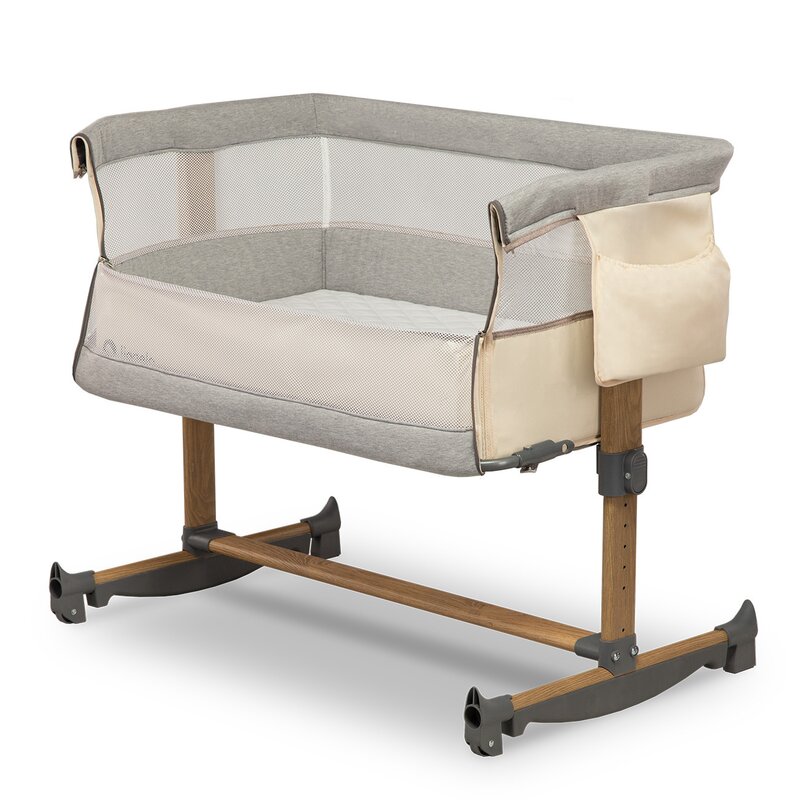 Patut Co-Sleeper Balansare Lionelo Leonie Beige - imagine 10