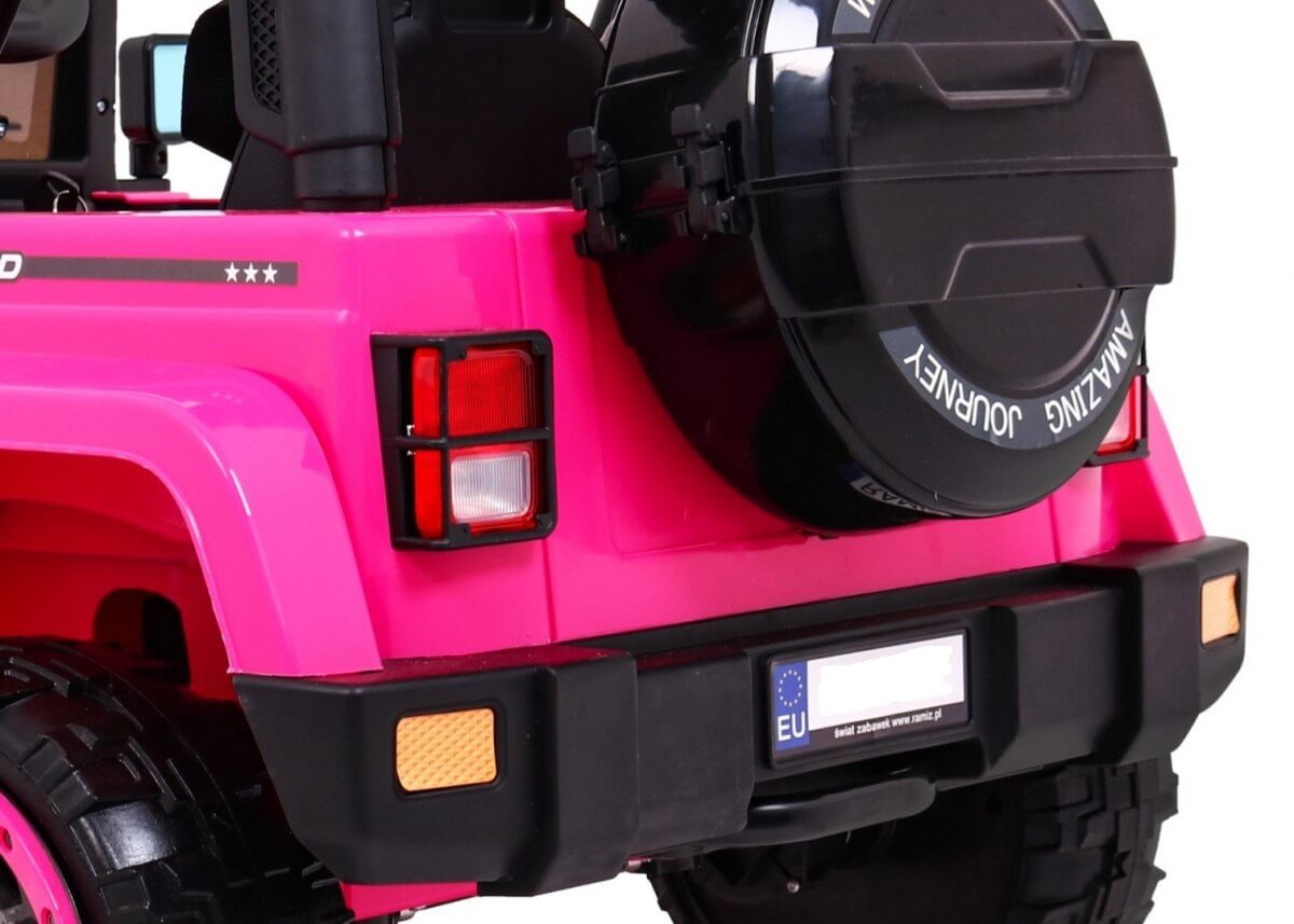 Mașinuță Electrică 4WD Roz pentru Copii | Autokids - imagine 7