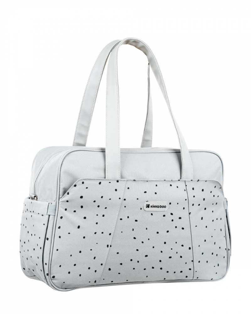 Geantă Kikkaboo Chelsea Dots Gri cu Accesorii - imagine 11