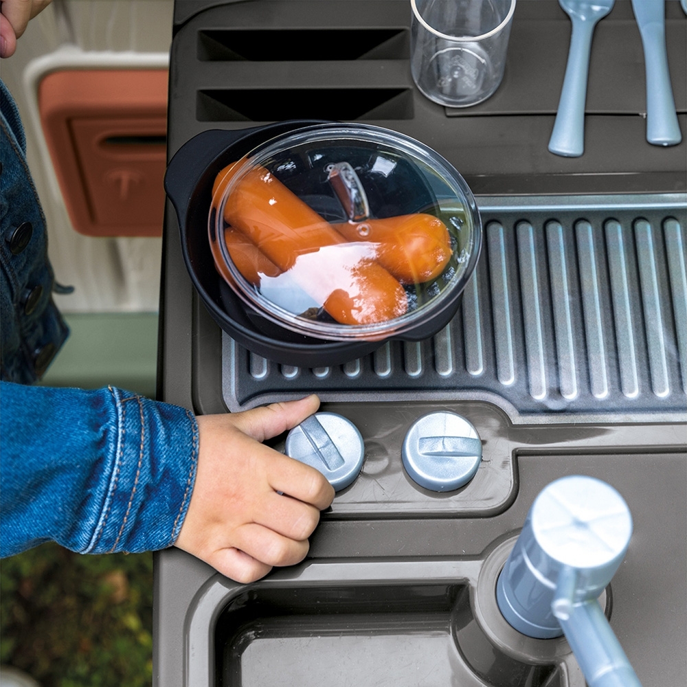 Bucătărie Smoby Life cu 17 Accesorii pentru Casută - imagine 3