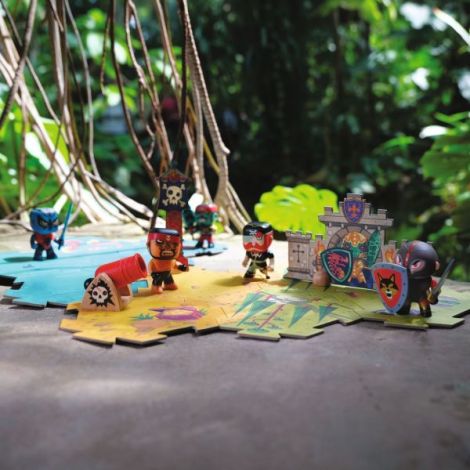 Puzzle Gigant Batalia Djeco | Creativitate - imagine 4