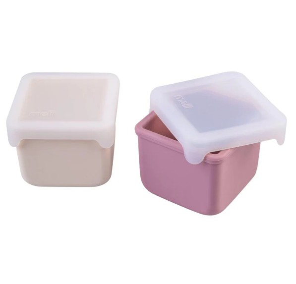 Set 2 Recipiente Silicon Melii Blush Berry, Practice - imagine 2