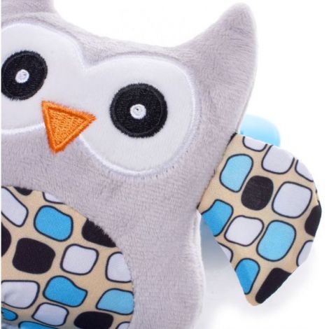 Jucărie 4Baby SQUEEZE Bufnite Albastre | Carucior - imagine 6
