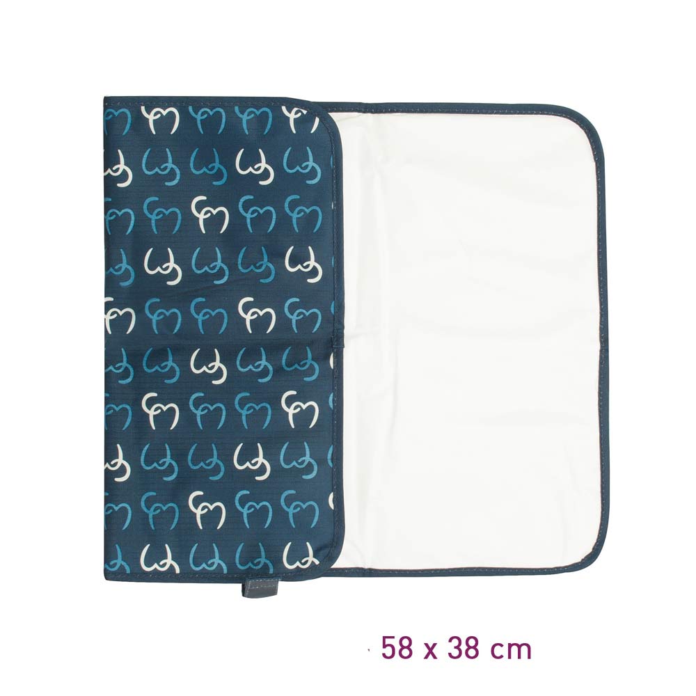 Set Geantă Clevamama Nicole Navy pentru Cărucior - imagine 2