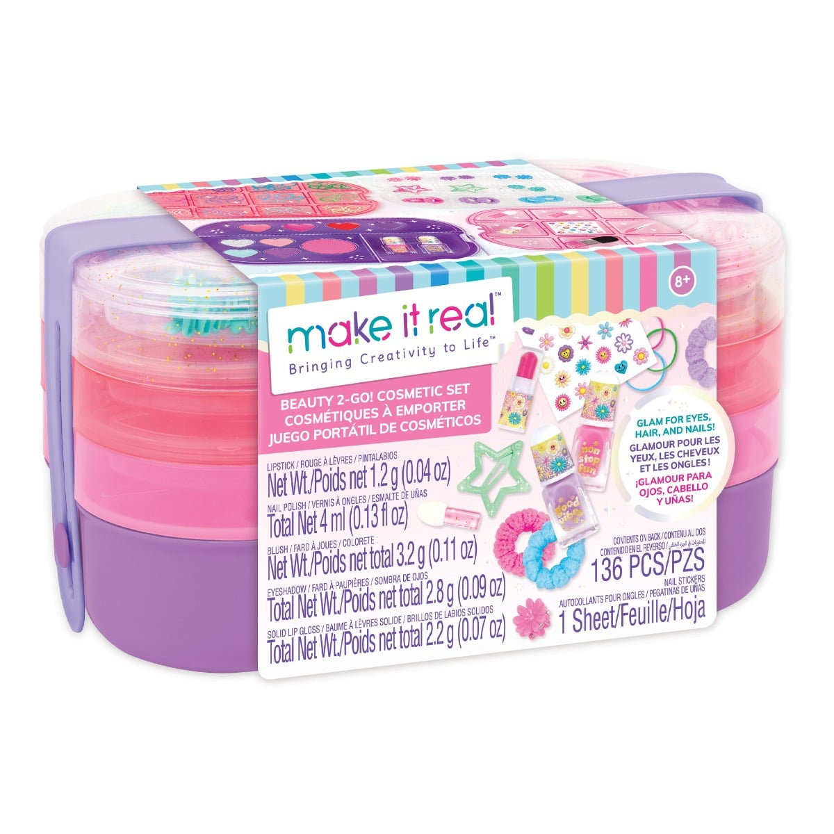 Set Cosmetice Make It Real 136 piese Beauty 2-Go