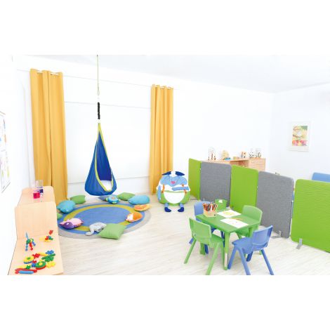 Covor Rotund Moje Bambino Multicolor, Rezistent - imagine 4